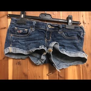 Blue jean shorts